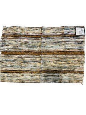 Reversible Woven Scatter Rug 19x33 By MET Enterprise - Colorful2 & Washable